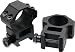 AccuShot Premium 1-Inch Weaver Style See-Thru High-Pro Rings