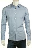IMAGE OF Camiceria Landini Italy Men's Blue Geo Floral Dress Shirt, X-Large