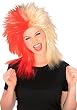 Sports Fanatic Wig in Red and Tan