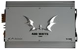 Ultimate T1-400 280 Watt Amplifier (Two Channel, Silver)