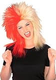 Sports Fanatic Wig in Red and Tan