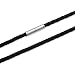 Schwarze echte Leder Kette 3,5mm - L�nge frei w�hlbar LN0002