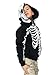 Skeleton Hoodie Child Sweatshirt Costume Size 4-16