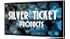 STR-169120-G Silver Ticket 120" Diagonal 16:9 4K Ultra HD Ready HDTV (6 Piece Fixed Frame) Projector Screen Grey Material