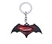 Asteriated DC Comics Batman V Superman Symbol Metal Pendant Keychain keyring (Style2)