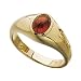 14kt Yellow Gold Cabochon Mozambique Garnet Ring