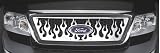 Bully Stainless Steel Flame Grille Insert - For 2004-Up Ford F-150 (Honeycomb Grille), Model# SG-243