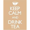 Posters: Motivational Mini Poster - Keep Calm And Drink Tea (20 x 16 inches)