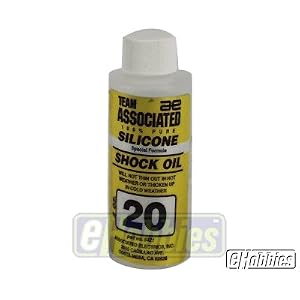 Silicone Shock Fluid,20WT 2oz from Associated Electric Car Kits