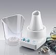 Petra DT 10 DampfTherapieger�t, Naseninhalations-Aufsatz, Dampfdosierung einstellbar, Timer Wei�