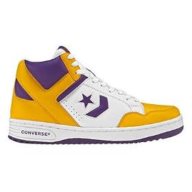 Converse Weapon Leather White Purple 1986 107122 by Converse