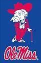 University of Mississippi Ole Miss Rebels Flag - Garden Size