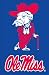 University of Mississippi Ole Miss Rebels Flag - Garden Size