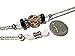 ATLanyards Decorative Beaded Eyeglass Holder In Silver Grey Black Clear Eyeglass Lanyard