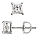 Platinum Princess Cut Diamond Stud Earrings (G-H/VS, 1/2 ct. tw.)