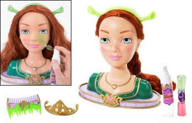 Childrens Toyshop  Toys : Shrek - Kung Fu Fashion Makeover Head Princess