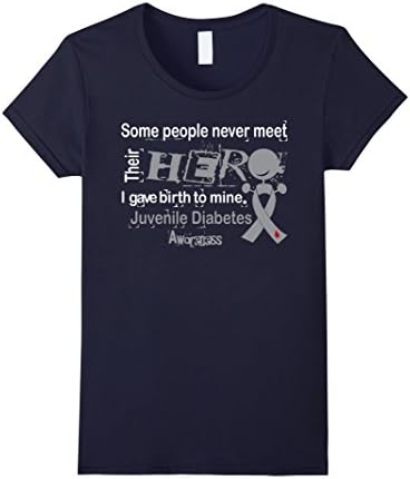 Women's Diabetic T-Shirts for MOM - Diabetes T-Shirt For MOM XL Navy