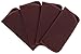 4 Pack Faux Leather Eyeglass Slip Cases In Navy Gray Black Burgundy Hunter Green