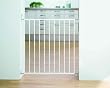 BabyDan No Trip Safety Gate in White Metal