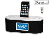 Ottavo OT1010 Speaker Docking Station with FM Radio,Alarm Clock for All Generation iPods w/ remote control