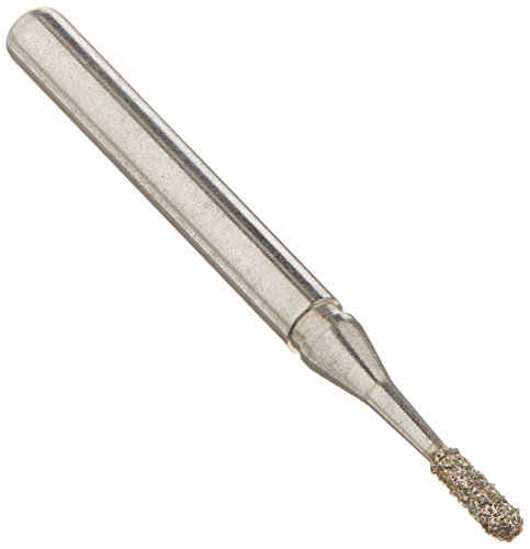 Crosstech Multi-Use Diamond Burs 830/008S (0.8 mm head size. 2.7 mm head length), Friction Grip Shank, Medium, Pear (Pack of 5)