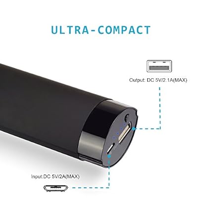 Kmashi Victor K1 5000mAh Ultra Lightweight Portable USB 2Amp Input Fast Charging External Battery Backup Pack...