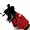 Georgia Bulldogs Red Dog Fleece Pullover