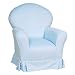 Fuzzy Kid s Chair- Blue