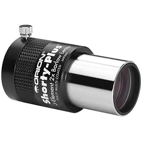 Orion Shorty-Plus 2x 3-Element Barlow Lens