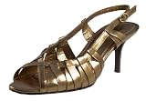 COACH Shoes Leah dress heels 7 Womens Bronze Metallic