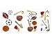 Tools & Hardware : Let's Play Ball Wall Appliqué Set