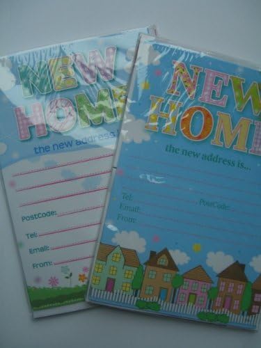 NEW HOME (Change of Address){Cam2012/055} 20 Sheets with Envelopes