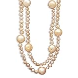 60 Gold Colored Cultured Freshwater Pearl Necklace with 14/20 Gold Fill Clasp