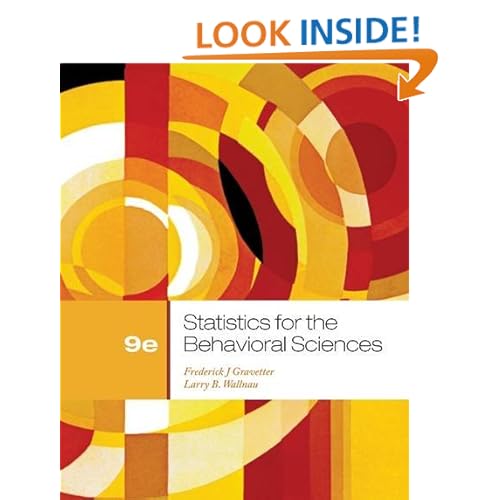 Statistics for the Behavioral Sciences (Psy 200 (300) Quantitative Methods in Psychology)
