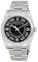 Rolex No Date Black Concentric Arabic Dial Domed Bezel Mens Watch 116000BKCAO