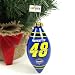 JIMMIE JOHNSON OFFICIAL TEARDROP GLASS CHRISTMAS ORNAMENT