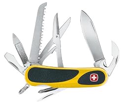 Wenger 16807 Swiss Army Knife Evogrip 18 Ergonomic Design Non-Slip Handles 2.5-Inch Blade Stainless Steel