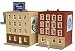 Model Power N Scale Hotel & YMCA Built Up Lighted w/2 Figures