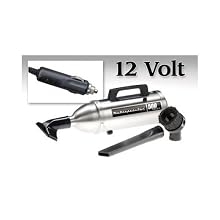 Metro Vacuum AM6BS Professional Stainless Steel Look 12V High Performance Hand Vac