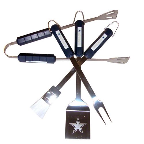 Siskiyou Sports  Dallas Cowboys  4 pc NFL BBQ Set