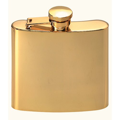Herbertz Taschenflasche, Edelstahl, Leder, 115 ml Preisvergleich