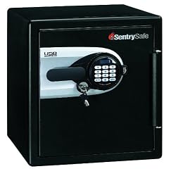SentrySafe QE4531 Fire-Safe Water-Resistant Safe with USB-Powered Connectivity, 1.2 Cubic Feet, Black