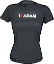 I Heart (Love) Adam Women's Tee Shirt in 6 Colors Small thru XXL