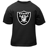 Reebok Oakland Raiders Black Toddler Team Logo T-shirt