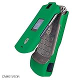 Motorola Razr V3 V3c V3m Green Rubberize Crystal Case Cover