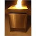 Urban Fire UF-4-SS-CLR Outdoor Stainless Steel Gas Fire Column