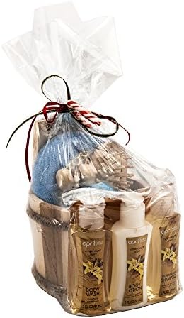 Gift Decorative Bath Set In Wood Barrel