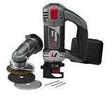 RotoZip RZ10-2101 RZ10 Premium Cut-Off 5.5 Amp 15,000 to 30,000 RPM Variable Speed Spiral Saw with 3 Jaw Chuck, Zipmate, 3 Zipmate Wheels, and 3 Zip Bits