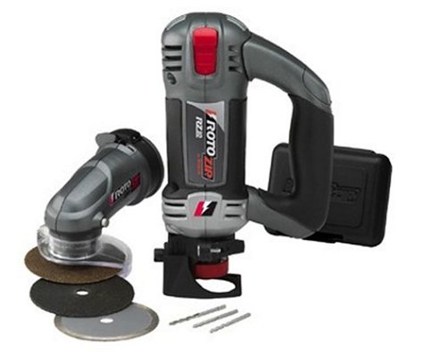 RotoZip RZ10-2101 RZ10 Premium Cut-Off 5.5 Amp 15,000 to 30,000 RPM Variable Speed Spiral Saw with 3 Jaw Chuck, Zipmate, 3 Zipmate Wheels, and 3 Zip Bits