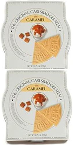 The Original Carlsbad Oblaten 6.75 Oz. Gift Tin (Pack of 2) (Caramel)